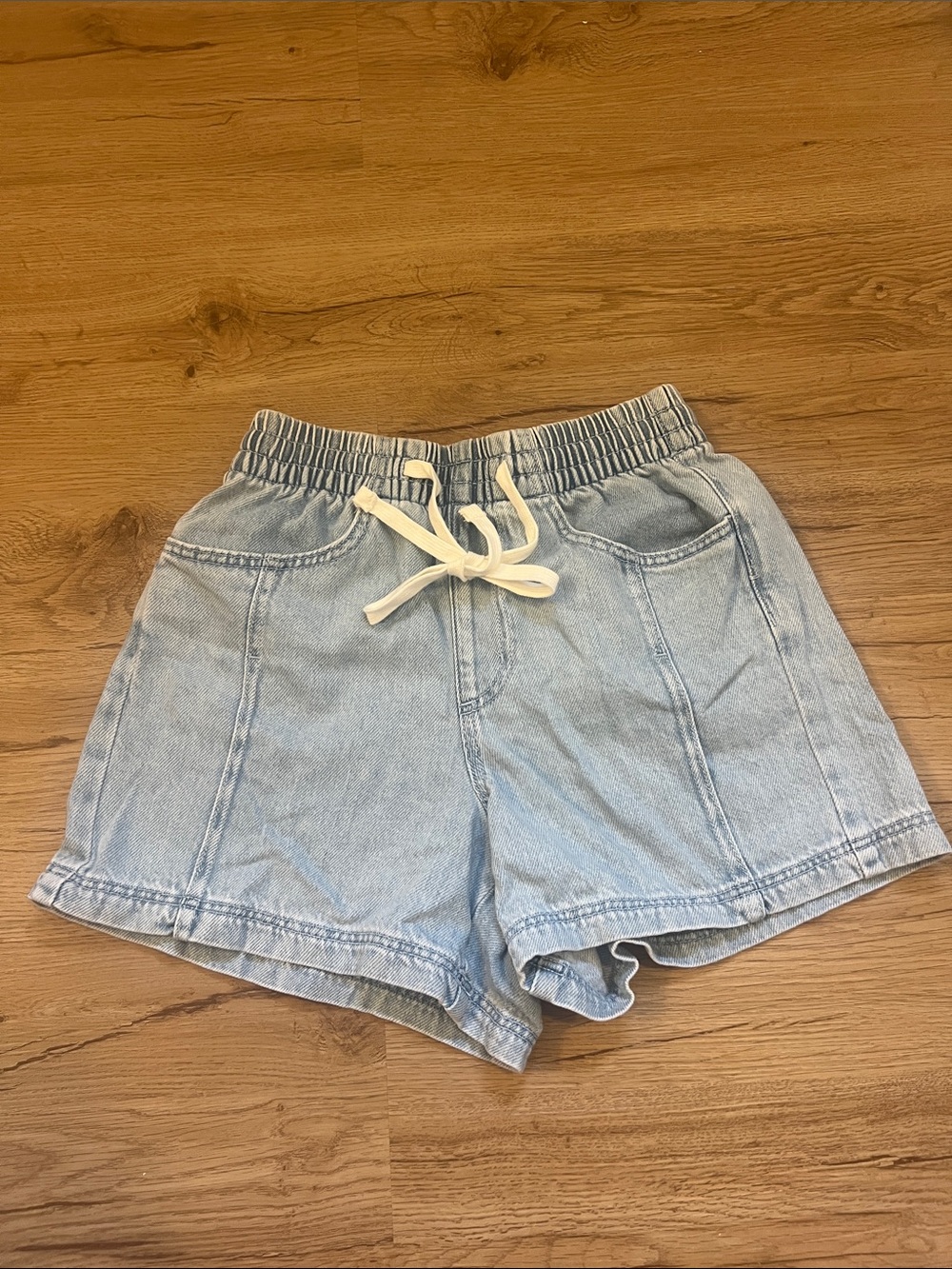 Universal Thread Light Blue Pull On Stretch High Rise Short Size XS